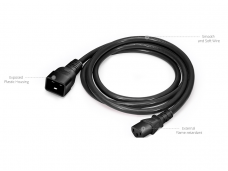 Maitinimo kabelis C20 - C13 15A 1.8m juodas