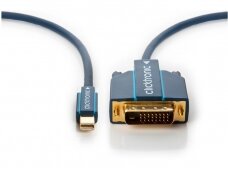 Mini-DisplayPort į DVI-D kabelis 1m 1080p Clicktronic