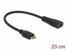 Mini HDMI - HDMI perėjimas 0.23m