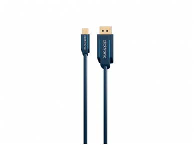 Mini-DisplayPort į DisplayPort kabelis 2m 1080p Clicktronic 3