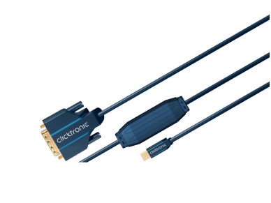 Mini-DisplayPort į DVI-D kabelis 1m 1080p Clicktronic 2