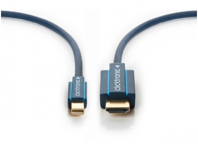 Mini-DisplayPort į HDMI kabelis 5m 1080p Clicktronic 1