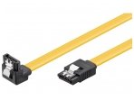 SATA kampinis kabelis 0.1m su fiksatoriais 6GB/s