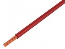 Silikoninis kabelis 1x0,5mm2 raudonas 1.5kV