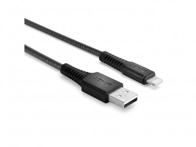 Sustiprintas 2m Lightning - USB A maitinimo kabelis 3