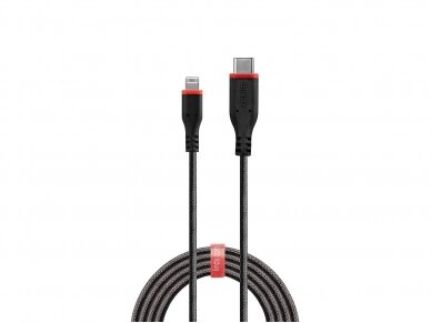 Sustiprintas USB-C - Lightning kabelis, 1m 2