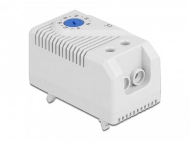 Termostatas ventiliatoriams 0-60C, 120/250VAC IP20