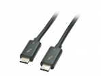 Thunderbolt 3 kabelis, USB C, 0.5m, 40Gbps