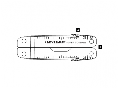 Universalus įrankis Leatherman Super Tool 300 10
