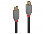 USB-C 3.2 kabelis 0.5m 20Gbps, 100W (5A), Anthra Line