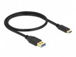 USB-C A 3.1 Gen 2 kabelis 0.5m 10Gbps