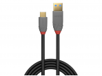 USB-C A 3.2 Gen 2 kabelis 1m 10Gbps, 100W, Anthra Line