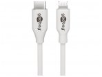 USB-C - Lightning kabelis 1m, baltas