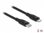 USB-C - Lightning kabelis 2m juodas, MFi