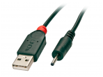 USB maitinimo kabelis USB A(M) - 2.5/0.7mm DC 5V 1.5m