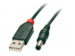 USB maitinimo kabelis USB A(M) - 5.5/2.1mm DC 5V 1.5m