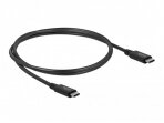 USB4 C kabelis 40Gbps 100W 0.8m
