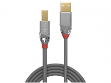 USB 2.0 kabelis  A - B, 1m, Lindy CROMO Line