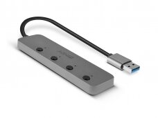 USB 3.0 4p šakotuvas su išjungimu