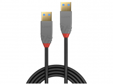 USB 3.2 kabelis  A - A, 0.5m, Anthra Line
