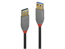 USB 3.2 kabelis  A - A, 5m, Anthra Line