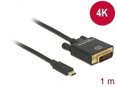 USB-C 3.1 į DVI-D kabelis 1m 4K 30Hz