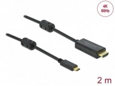 USB-C 3.1 į HDMI kabelis 2m 4K 60Hz