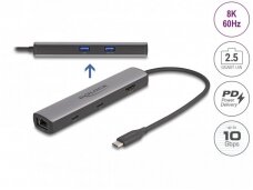USB-C Docking Station, Thunderbolt 4, 2.5G, HDMI 8K, 85W
