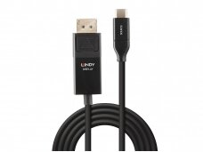 USB-C į DisplayPort kabelis 2m 4K 60Hz HDR
