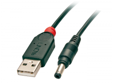 USB maitinimo kabelis USB A(M) - 4.8/1.7mm DC 5V 1.5m