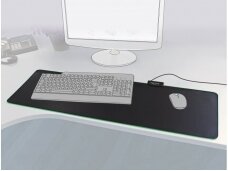 USB pelės kilimėlis su RGB, 920x303x3mm