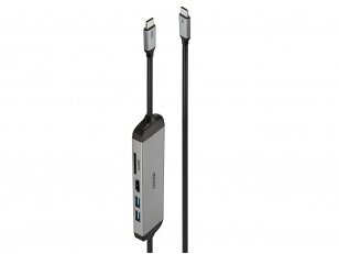 USB-C 3.2 kabelis 1.4m su HDMI, 2xUSB A, SD skaitytuvu