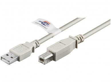 USB 2.0 kabelis 5m (A-B)