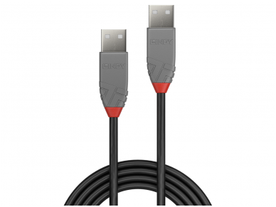 USB 2.0 kabelis  A - A, 0.5m, Anthra Line 1