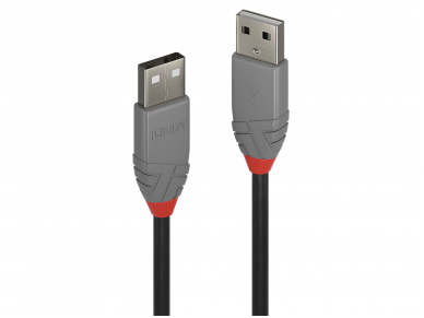 USB 2.0 kabelis  A - A, 0.5m, Anthra Line