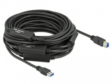 USB 3.0 A-B kabelis 20m su stiprinimu 1