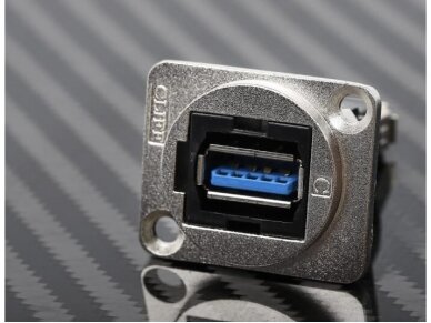 USB 3.0 A F - A F perėjimas, Keystone, XLR 2