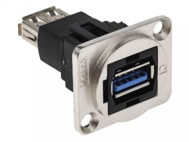 USB 3.0 A F - A F perėjimas, Keystone, XLR