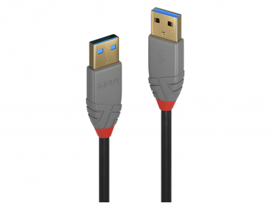 USB 3.2 kabelis  A - A, 3m, Anthra Line