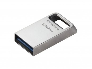 USB 3.2 atmintinė 128Gb, USB-A, metalinė 1