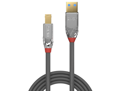 USB 3.2 kabelis  A - B, 0.5m, Lindy CROMO Line 1
