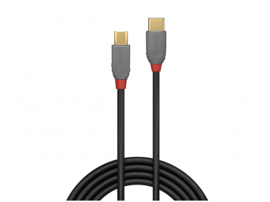 USB-C 2.0 - micro B kabelis 0.5m, Anthra Line 1