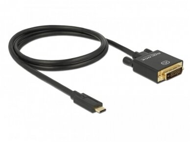 USB-C į DVI-D kabelis 1m 4K 30Hz 1