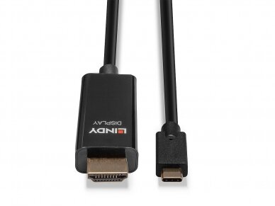 USB-C 3.1 į HDMI kabelis 5m 4K 60Hz HDR 3