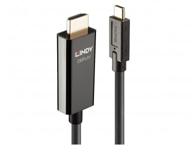 USB-C 3.1 į HDMI kabelis 5m 4K 60Hz HDR