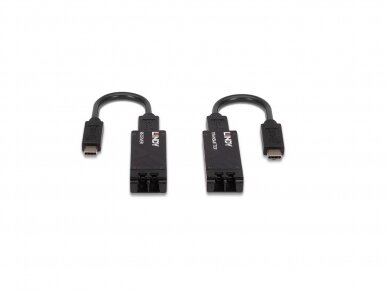 USB-C 3.2 kabelis iki 100m per OM3 LC opt kabelį 5