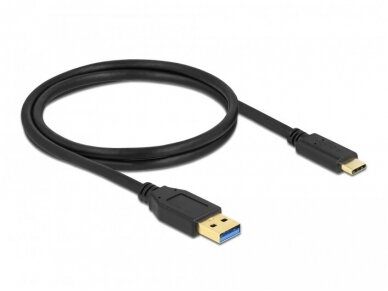 USB-C A 3.2 Gen 2 kabelis 1m 10Gbps, 100W 1