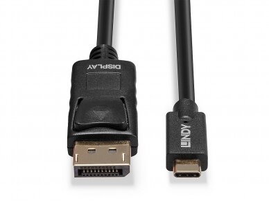 USB-C į DisplayPort kabelis 10m 4K 60Hz HDR 3