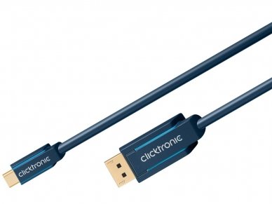 USB-C į DisplayPort kabelis 1m 4K 60Hz DP1.2