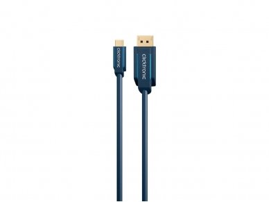 USB-C į DisplayPort kabelis 1m 4K 60Hz DP1.2 2